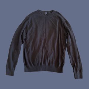 Uniqlo Crew Neck Navy Blue Sweater